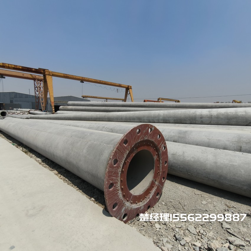 抱罗镇12米无拉线电杆